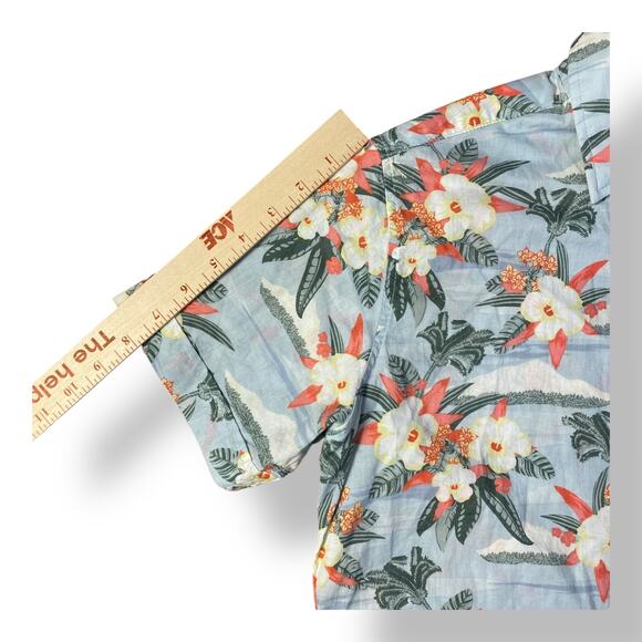 Nat Nast Short Sleeve Hawaiian Button Down Men’s‎ Size S Blue Beachy - Picture 5 of 8